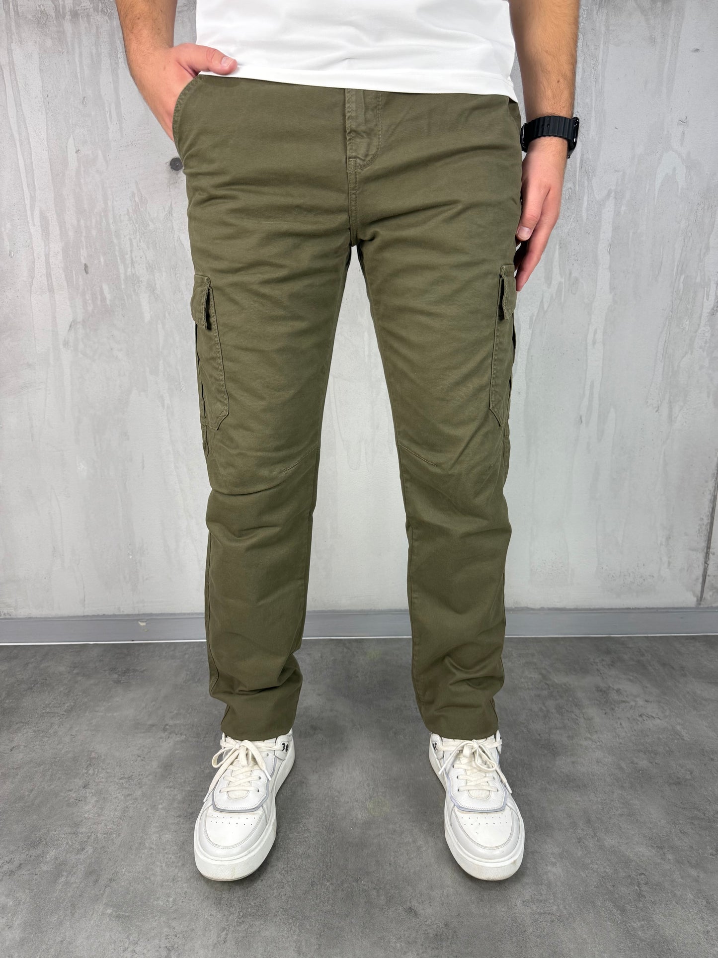 Regular classic fit green