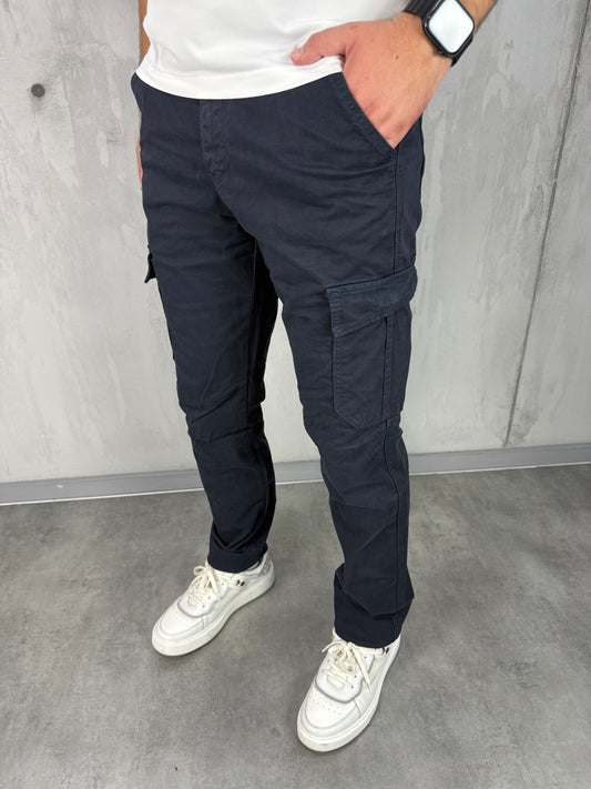Regular classic fit navy blue