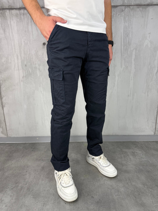 Regular classic fit navy blue
